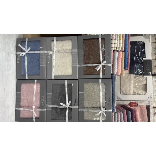 2Lİ HAVLU SETİ 50X90 1 ADET  70X140 1 ADET (2)